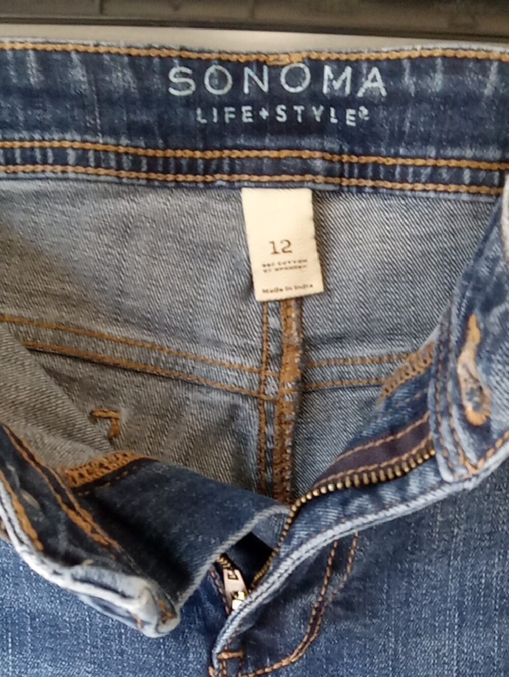 Sonoma Dark Blue Capris - Picture 4 of 7